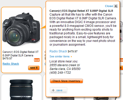 check local inventories on TheFind